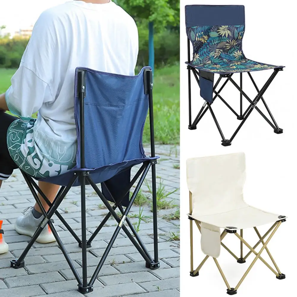 1 Pc Folding Chair Strong Load-bearing Camping Gear Waterproof Table Bracket Portable Collapsible Stool Chair Camping Supplies - Image 2