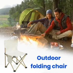 1 Pc Folding Chair Strong Load-bearing Camping Gear Waterproof Table Bracket Portable Collapsible Stool Chair Camping Supplies