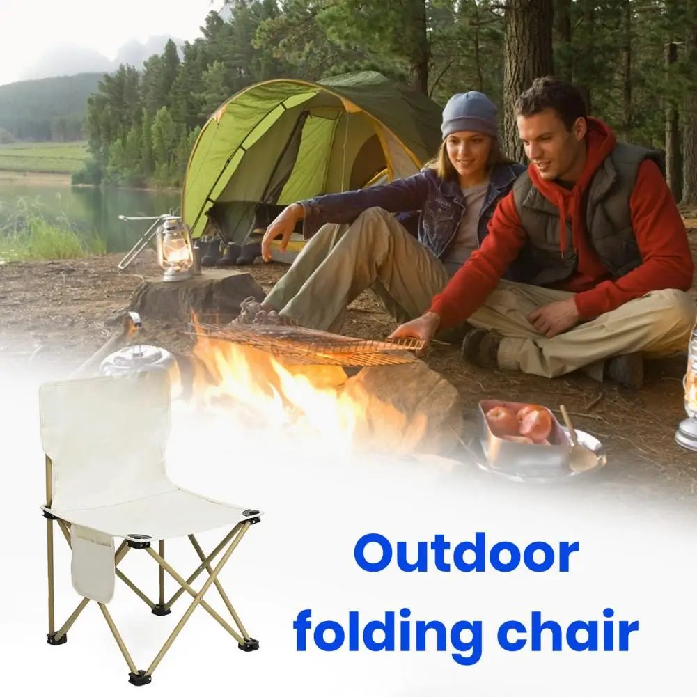 1 Pc Folding Chair Strong Load-bearing Camping Gear Waterproof Table Bracket Portable Collapsible Stool Chair Camping Supplies
