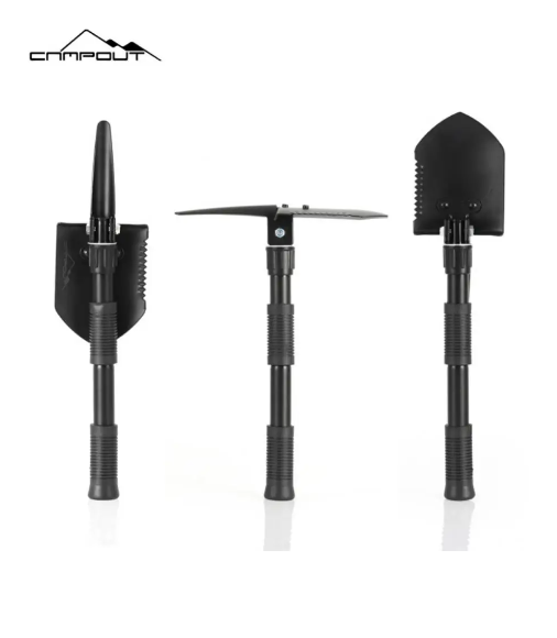 Outdoor Camping Multifunctional Engineer Shovel Foldable Shovel Portable Practical Small Shovels Field Army Shovel Survival Gear - Image 4