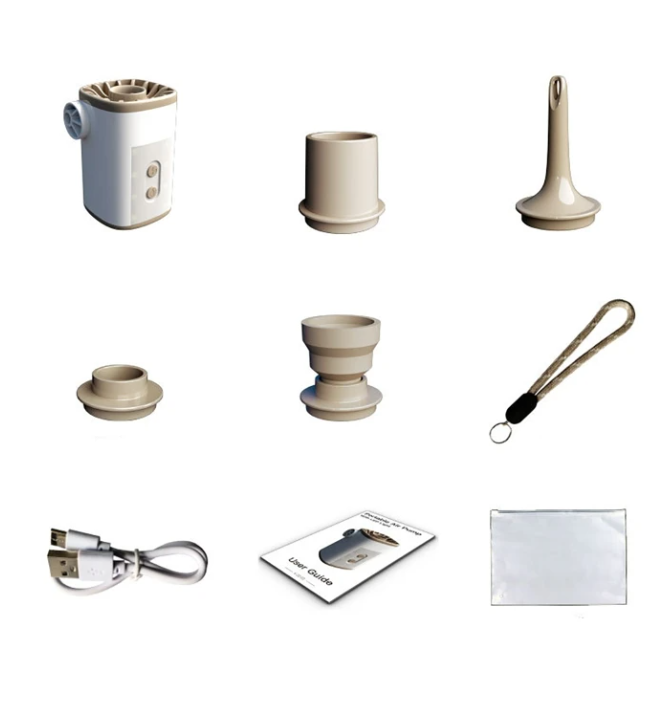 New 4 In 1 Power Bank Inflator Compressor LED Light Lamp Camping Outdoor Multifunctional Air Pump Lighting USB Charging Inflator - Image 6