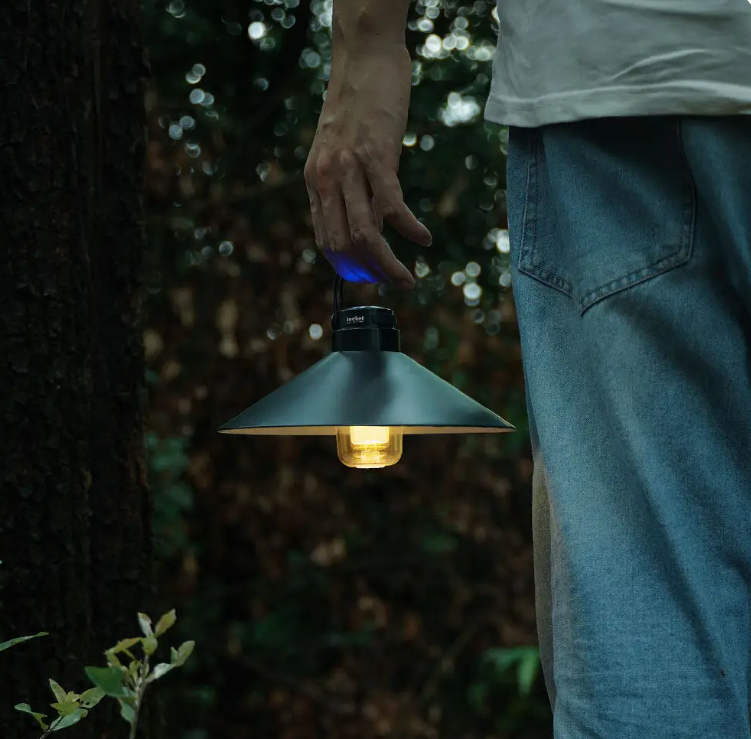 Retro Waterproof Camping Lantern, USB Rechargeable, Outdoor Lighting, LED Lamp, Portable, Atmosphere, Warm Tent - Image 5