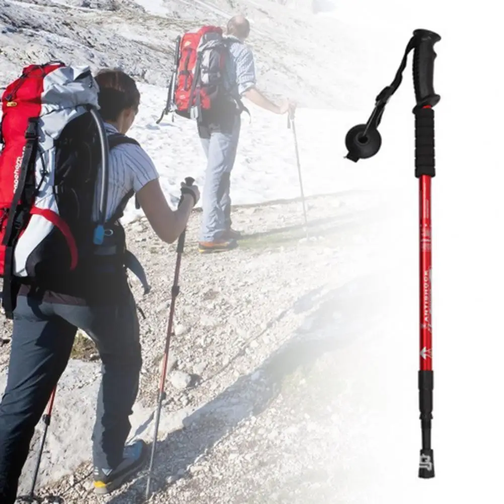 Alpenstock Convenient Pressure Resistance Walking Stick Ergonomic Design Multi-Function Self-Defense Stick For Mountaineering - Image 2