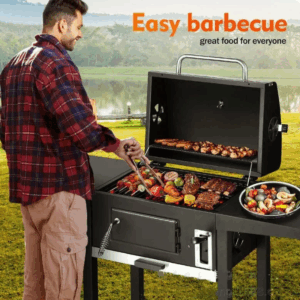BBQ Courtyard Barbecue Stove Outdoor Barbecue Rack, Thickened Large Barbecue Stove Smoked Barbecue Stove Camping